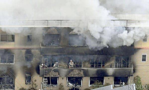 日本京都动漫工作室火灾死亡人数上升至13人