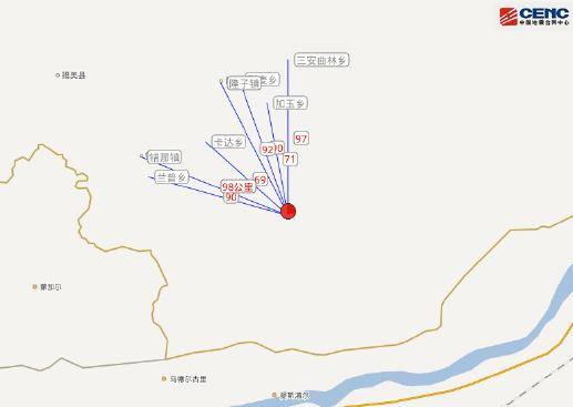 西藏山南市错那县发生5.6级地震：暂未收到人员伤亡报告