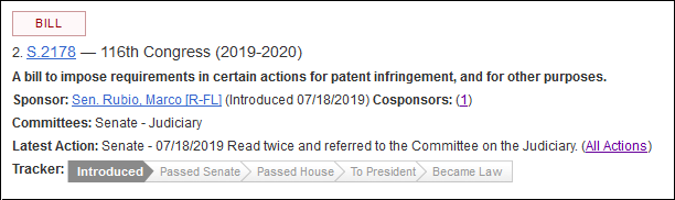 卢比奥的草案图自美国国会官网