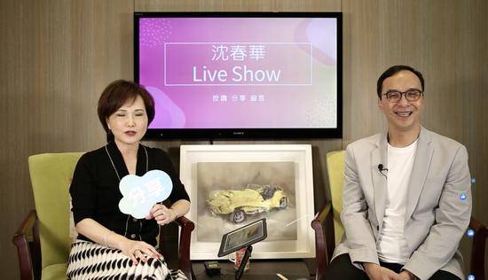 图为“沈春华Live Show”节目现场（来源：台媒）