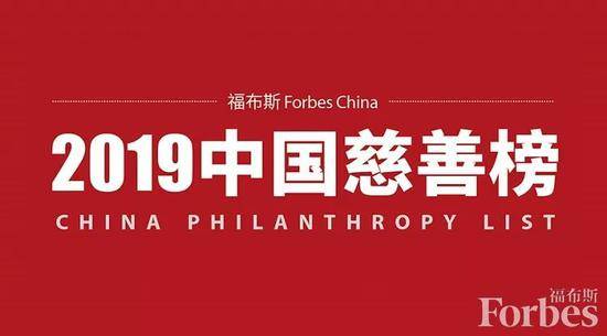 福布斯发布2019中国慈善榜：马云位列第三(全榜单)