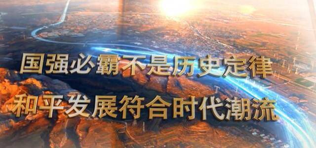 中国坚信和平、发展、合作、共赢的时代潮流不可逆转