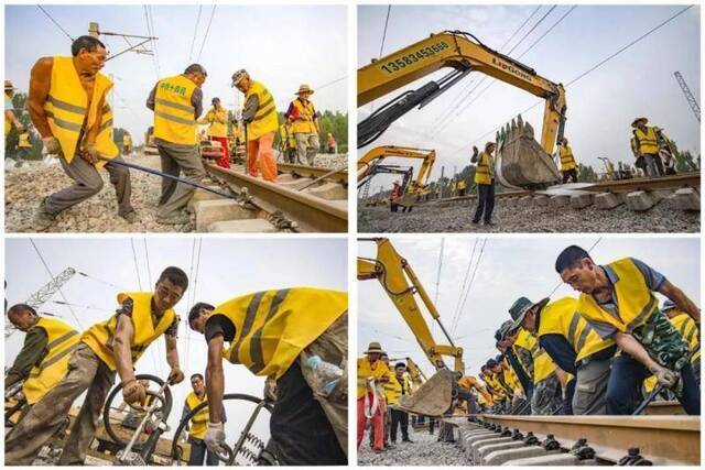 “中国速度”又刷屏了 5小时让铁路搬家(图)