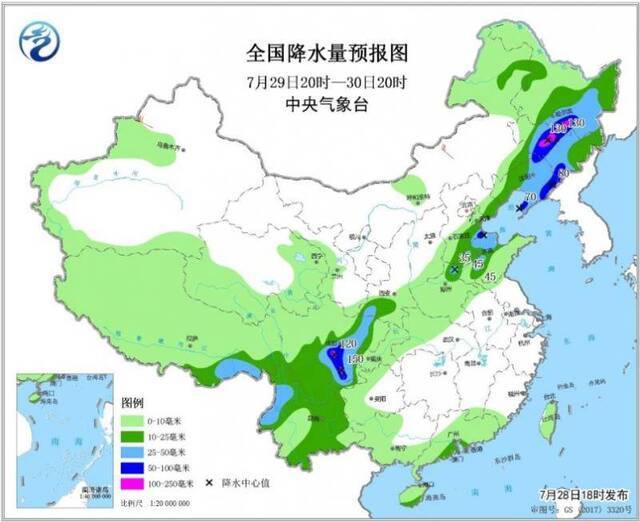 京津冀等地有大到暴雨 黄淮等地持续高温