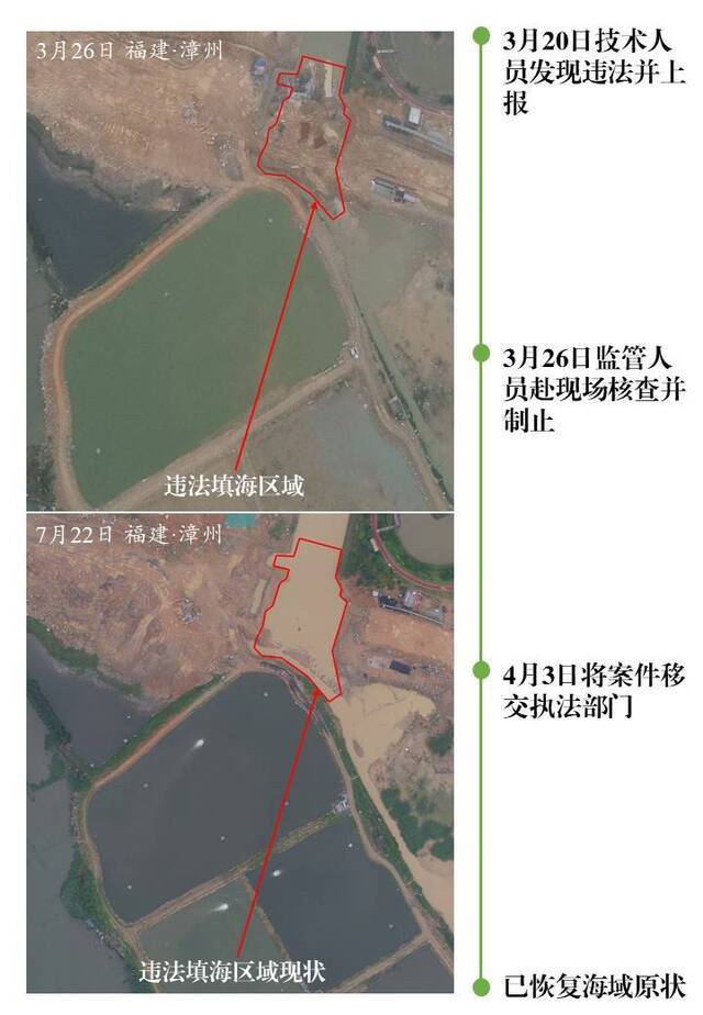 自然资源部：上半年发现并制止违法填海行为8处