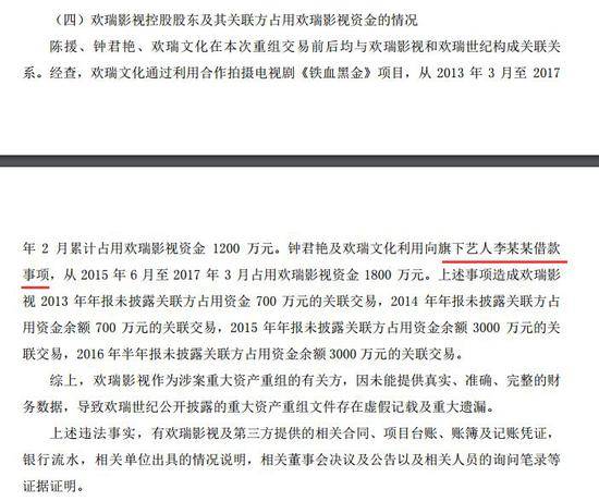 李易峰入股的公司4年财务造假 400亿市值跌到40亿