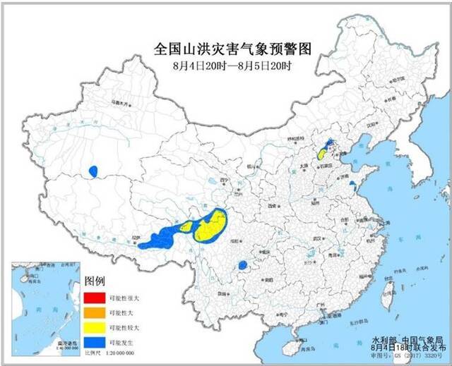 山洪灾害预警北京等7省区市发生局地山洪可能性较大