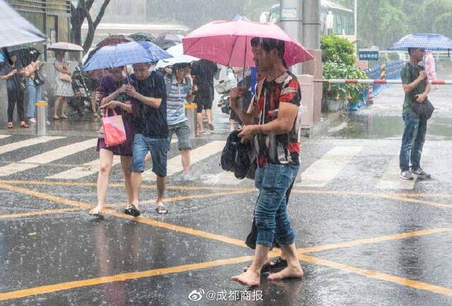 成都大雨将至 5日晚至6日中午将迎入汛最强降雨