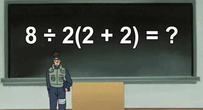 俄罗斯数学家解答在网上引起轰动的一道数学题“8:2(2+2)=？”