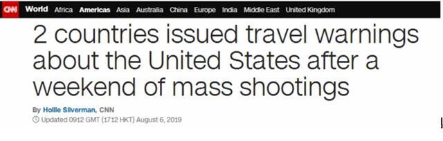 美国有线电视新闻网（CNN）报道截图