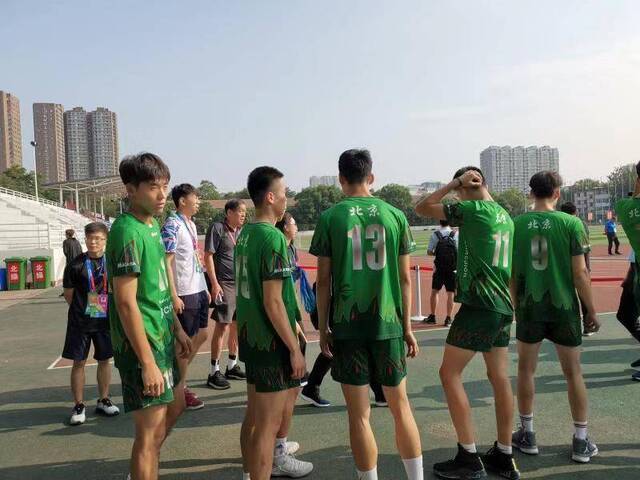 北京青年男排二青会全能测试夺首金