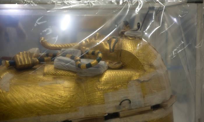 无惧法老诅咒大埃及博物馆计划修复图坦卡蒙法老金棺