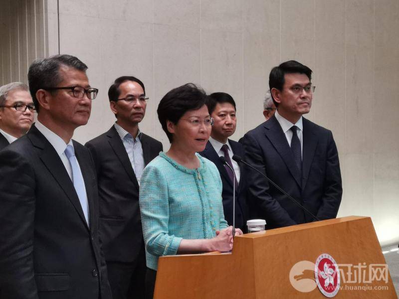 香港特区行政长官林郑月娥环球时报-环球网赴香港特派记者杨升/摄