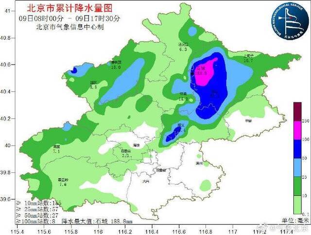 密云大暴雨致积水山洪 周末北京局地仍有暴雨