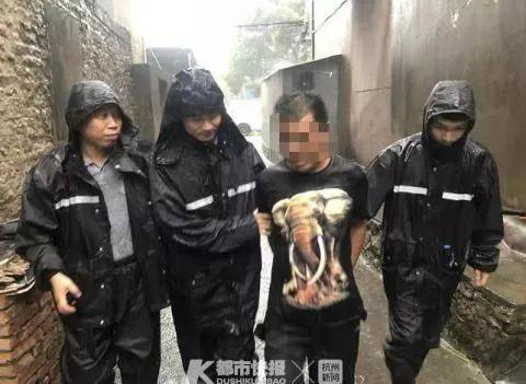 嫌犯想趁台风天出门透透气 被民警在暴风雨中抓获