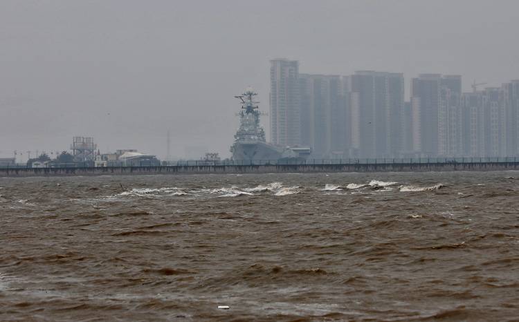 台风“利奇马”临近天津沿海大风升级橙色预警