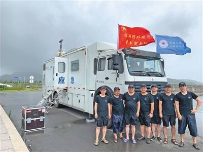 上海台风研究所野外观测团队的成员们。本版图片（除署名外）/受访者供图