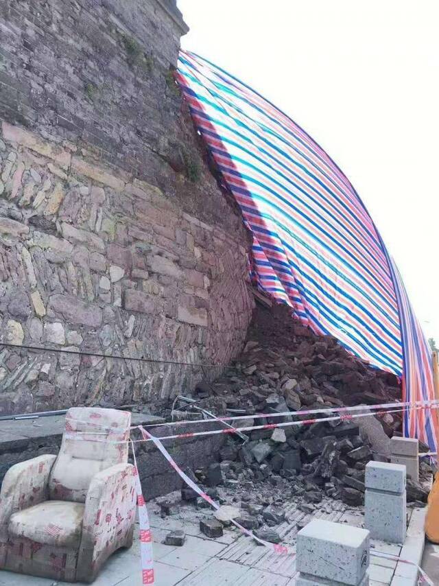 “国保”台州府城墙被淹，文保专家将“会诊”修缮
