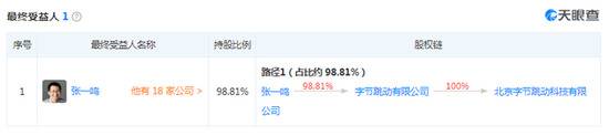 字节跳动成立北京互动极致科技有限公司 注资100万元