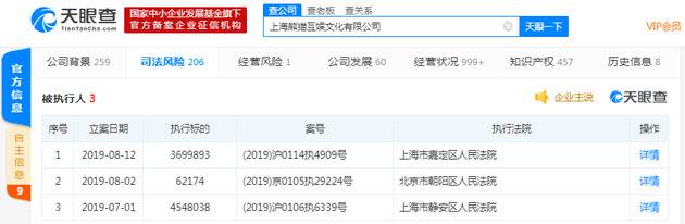 熊猫直播已经破产 却新增被执行人信息