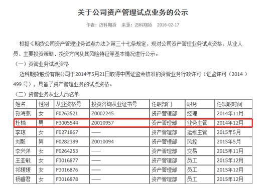 图/迈科期货官网