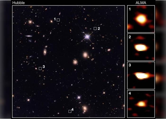 科学家发现了用传统可见光望远镜无法观测到的星系。