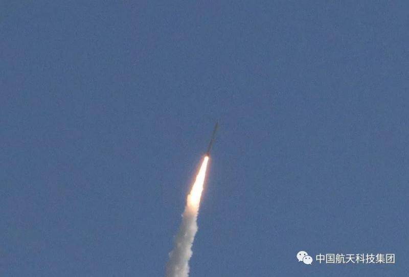 捷龙一号运载火箭发射升空。图片来源：中国航天科技集团