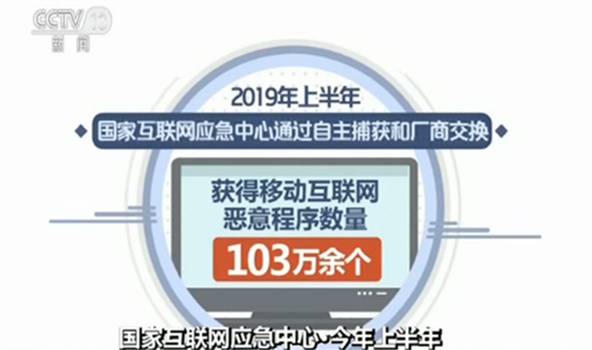 国家互联网应急中心：今年上半年下架1190个移动互联网恶意程序