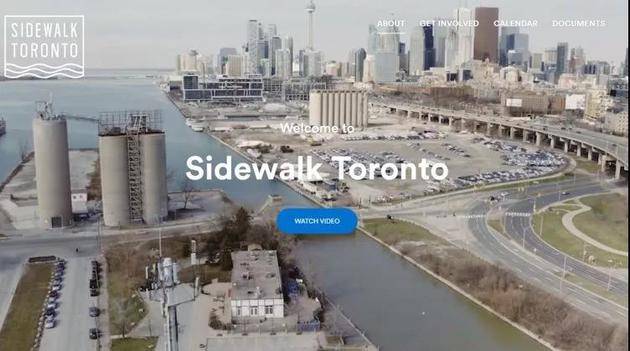 ▲SidewalkToronto网页截图