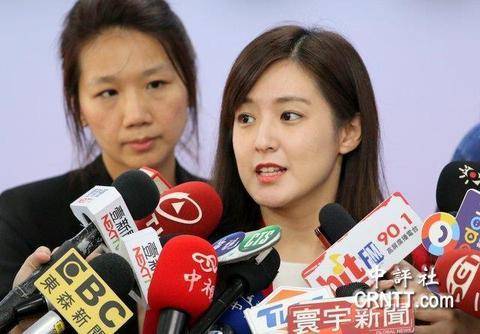 韩国瑜竞选办公室发言人何庭欢。图源：中评社
