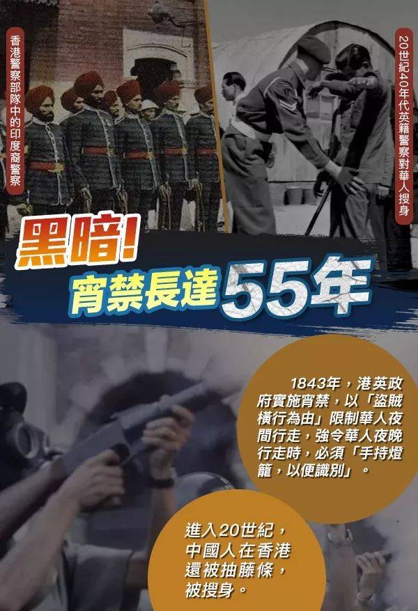 宵禁长达55年 英国殖民统治下的香港什么样？