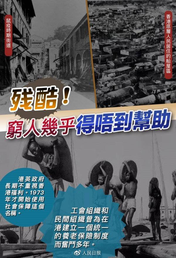 人民日报：英国殖民统治下的香港 真有那么好？