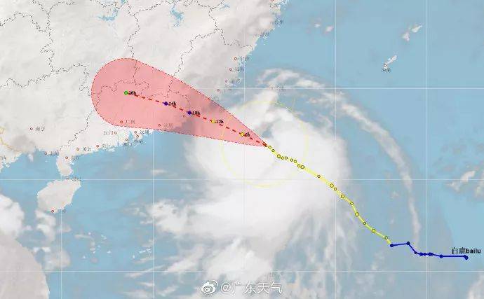 紧急通知！台风“白鹿”或今晚杀到！东莞雷暴8级大风