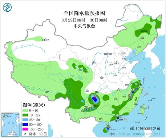 湖北重庆等地有强降雨 南方高温月底终结