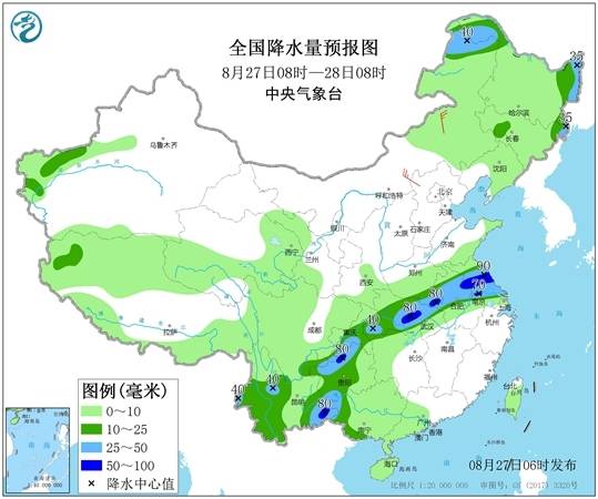 湖北重庆等地有强降雨 南方高温月底终结