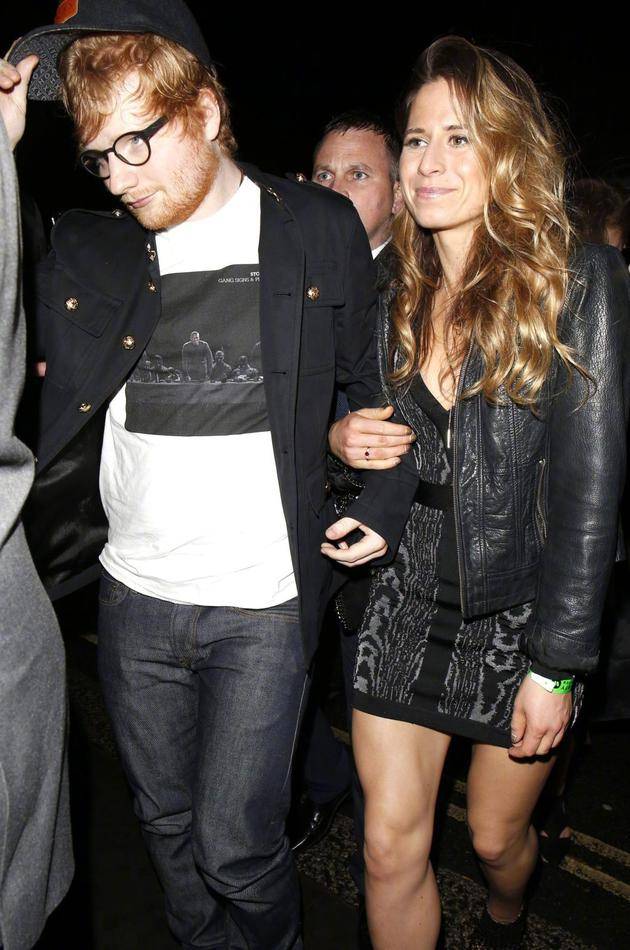 Ed Sheeran与妻子