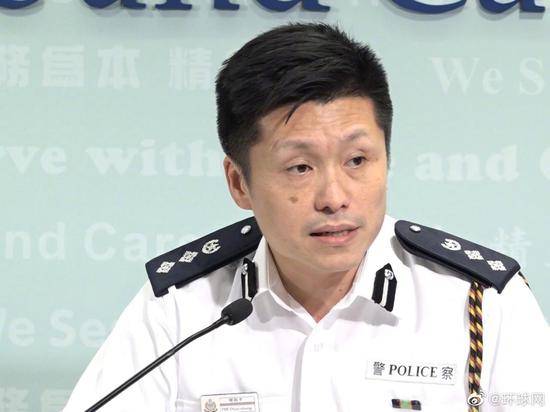 香港警方：逐步将涉及违法暴力人士绳之于法