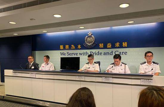 香港警方：上周末拘捕159人 6月来共拘捕1117人