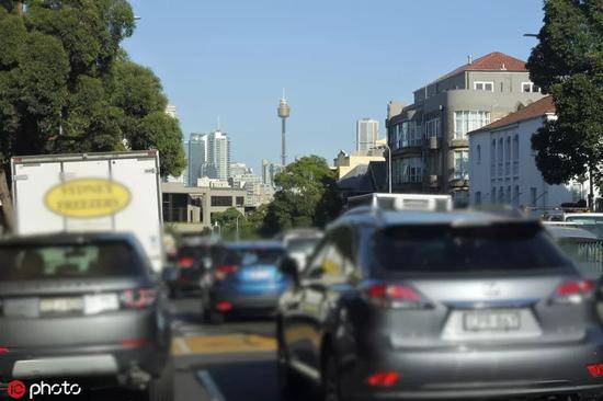  Rush hour traffic in Sydney New South Wales， Australia， Feb 21， 2019。[Photo/IC]