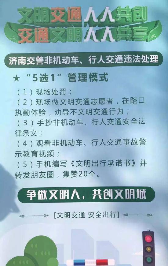 发朋友圈集赞就能免交通处罚？济南交警回应