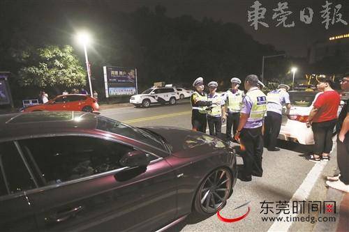 东莞多警种开展整治交通秩序统一行动 一天查处交通违法1429宗