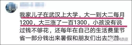 大一新生问父母要每月4500生活费遭拒 网友吵翻了