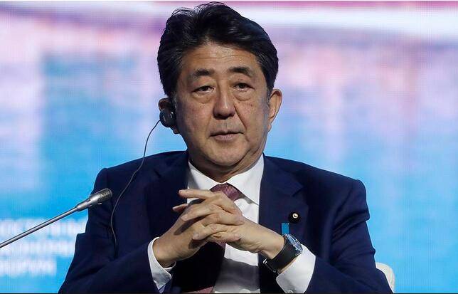 日本首相安倍晋三图自俄塔社