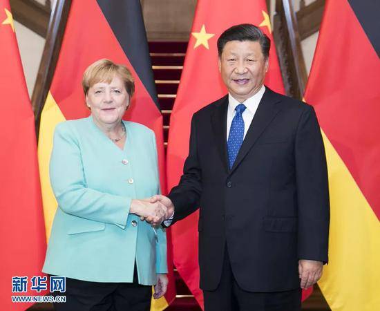 9月6日，国家主席习近平在北京会见默克尔