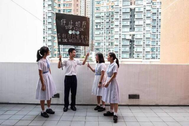 香港抗议者中 出现了最令人齿冷的群体