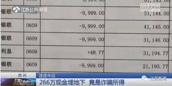 农家院挖出266万现金 男子:全是骗来的不敢存银行