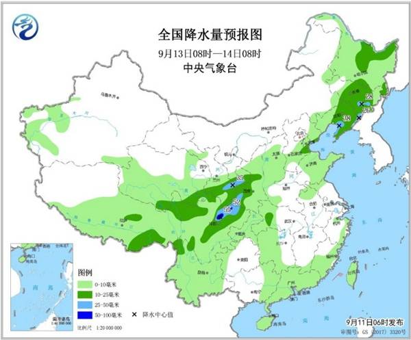 气温北凉南热分两季 四川盆地强降雨“天天见”