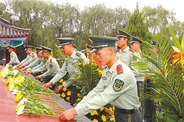 武警陕西省总队多种形式纪念“九一八”事变88周年