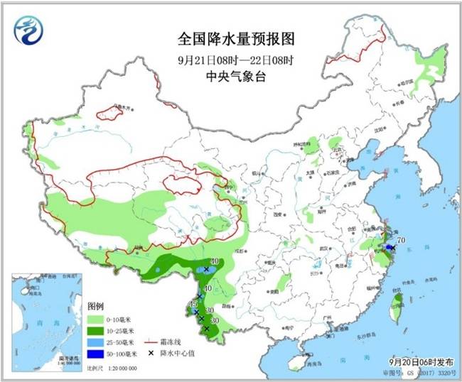 冷空气贯穿南北局地降温超10℃ 华西秋雨将“下线”