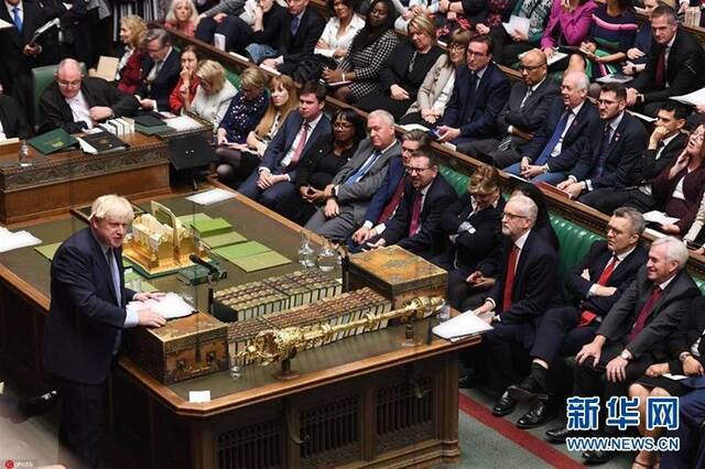 英国议会重开 首相约翰逊现身议会